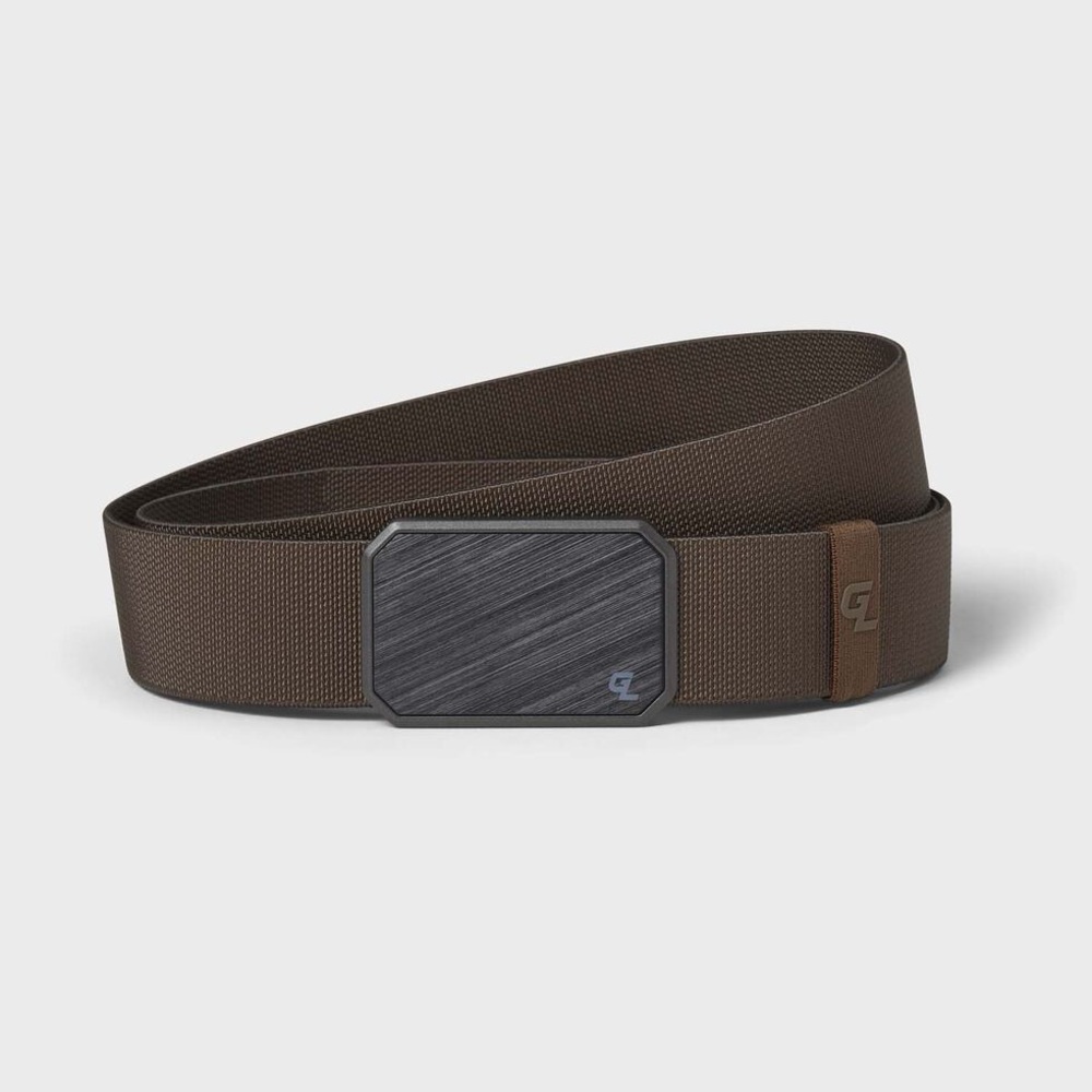 GROOVE Men’s Magnetic Buckle Belt, ONE SIZE, Color: Brown, NWT